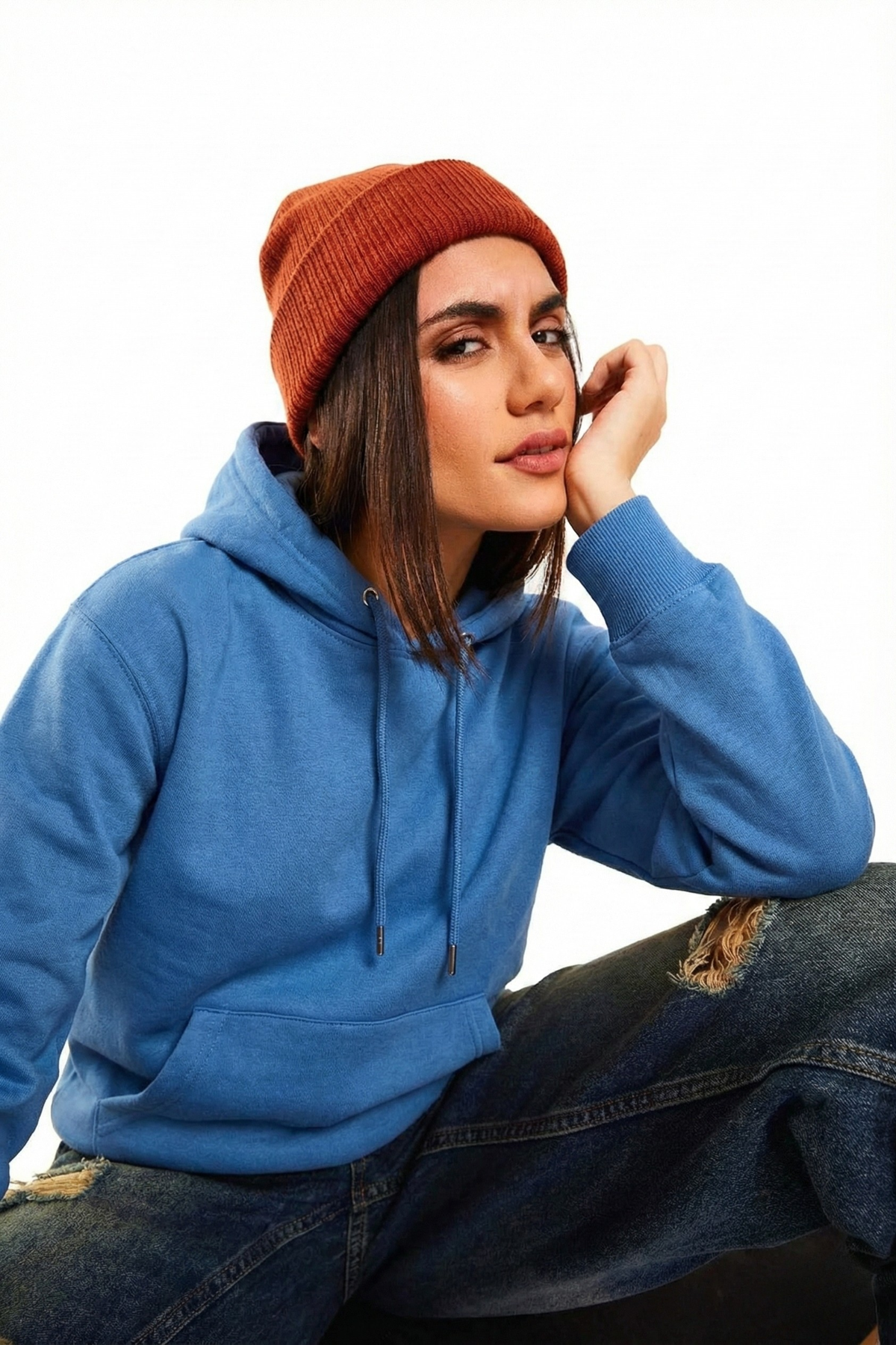 Blue Hoodies For Girls