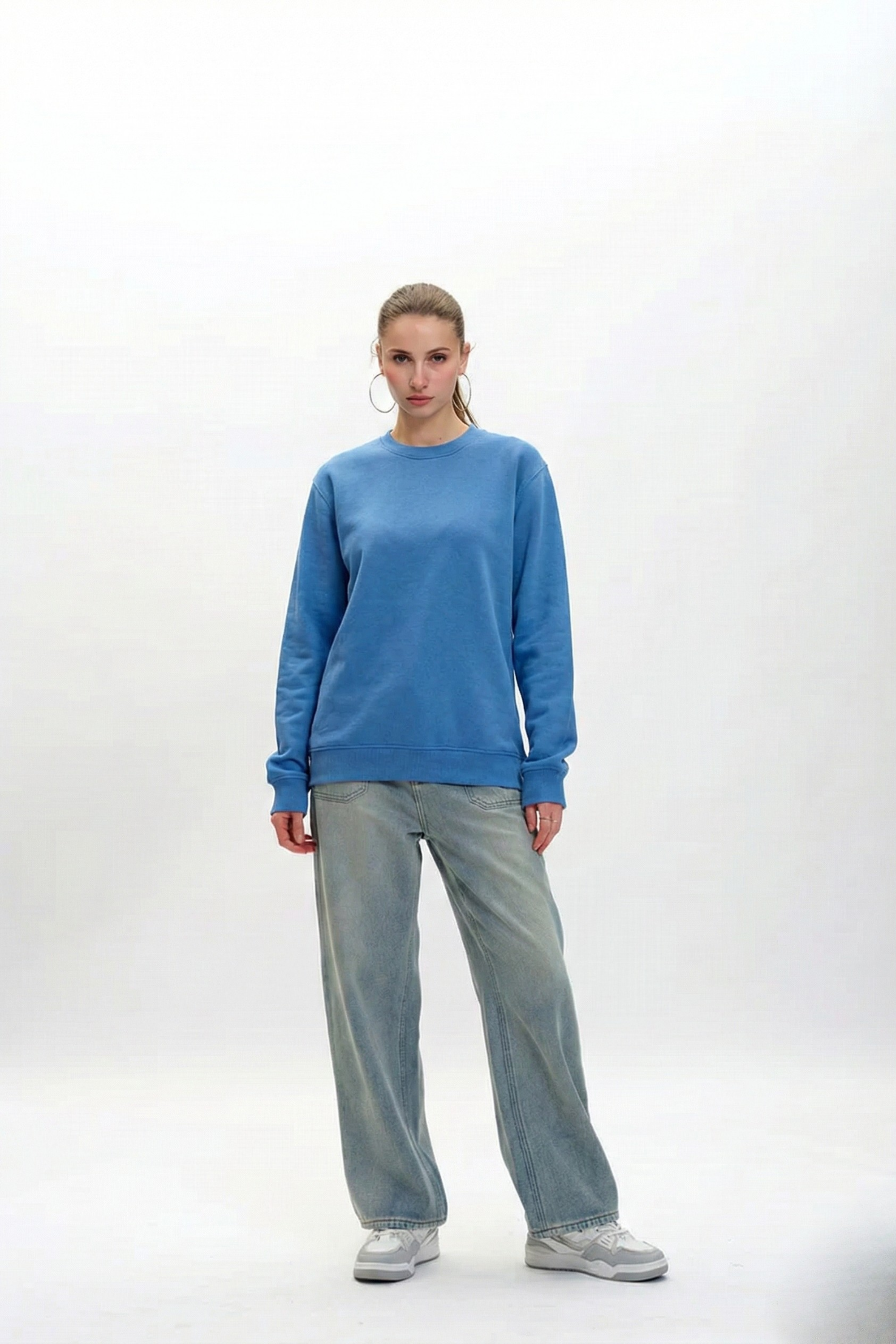 Blue Sweatshirt For Girls