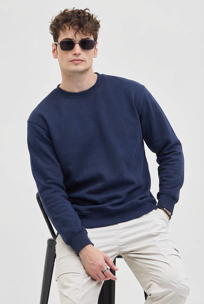 Navy Blue Sweatshirt